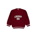 Civil Champ Nakışlı Erkek Çocuk Kazak, 6-7 Yaş, 45U53523625W1-BRD-6, Bordo, Erkek Çocuklar