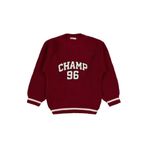 Civil Champ Nakışlı Erkek Çocuk Kazak, 8-9 Yaş, 45U53523625W1-BRD-8, Bordo, Erkek Çocuklar
