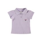 Civil Çiçek Nakışlı Basic Bebek Tişört 18-24 Ay, 12-18 AY, 18330Y30226S1, Lila, Bebek-Kızlar