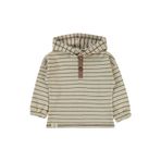 Civil Çizgili Patlı Kapşonlu Sweatshirt, 2-3 Yaş, 19785V99225S1, Taş Rengi, erkek-çocuk