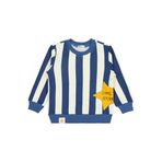 Civil Çizgili Yıldız Baskılı Erkek Çocuk Sweatshirt, 3-4 Yaş, 19785464625W1-IND-3, İndigo, erkek-çocuk