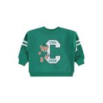 Civil Cool Dude Baskı/Nakışlı Erkek Çocuk Sweatshirt Yeşil, 5-6 Yaş, 19785B25225W1, Benetton, erkek-çocuk