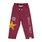 Civil Cool Star Baskılı Erkek Çocuk Eşofman Altı, 4-5 Yaş, 42785563025W1-BRD-4, Bordo, erkek-çocuk