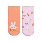 Civil Cute Bunny Havlu 2'li Bebek Kız Çorap Seti, 12 Ay, D3E07043225W1, Renkli, kız-bebek
