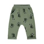 Civil Cute Tiger Baskılı 6-18 Ay Eşofman Altı - 9-12 Ay, 6-9 AY, 42L67CVL9925W1, Haki, Erkek bebek