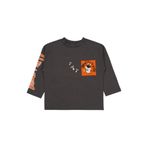 Civil Dance Party Baskılı Erkek Çocuk Sweatshirt Gri 4-5 Yaş, 3-4 Yaş, 19330J28425W1, Antrasit, erkek-çocuk