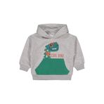 Civil Dino Baskılı Erkek Çocuk Sweatshirt Gri 3-4 Yaş, 5-6 Yaş, 19407250525W1, Grimelanj, erkek-çocuk