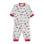 Civil Erkek Bebek Araba Baskılı Pijama Takımı 6-9 Ay, 12-18 AY, 22D17Y28826S1, Kırmızı, erkek-bebek