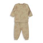 Civil Erkek Bebek Ayıcık Baskılı Pijama Takımı, 12-18 AY, 22D17Y28726S1, Kahve, erkek-bebek