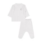 Civil Erkek Bebek Ayıcık Baskılı Pijama Takımı, 6-9 AY, 22958025525W1, Ekru, erkek-bebek