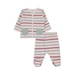 Civil Erkek Bebek Çizgi Empirme Pijama Takımı, 9-12, 22330J61325W1, Taş, erkek-bebek