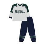 Civil Erkek Çocuk Baseball Baskılı Pijama Takımı, 8-9 Yaş, 22D94162225W1, Yeşil, erkek-çocuk