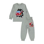 Civil Erkek Çocuk Baskılı Pijama Takımı, 3-4 Yaş, 22D94513725S1-GML-3, Grimelanj, Erkek Çocuklar