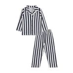 Civil Erkek Çocuk Çizgili Pijama Takımı, 2-3 Yaş, 22D94515725W1, Lacivert, erkek-çocuk