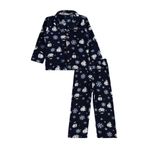 Civil Erkek Çocuk Kardan Adam Baskılı Pijama Takımı, 2-3 Yaş, 22785310925W1, Lacivert, erkek-çocuk