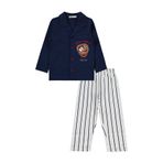 Civil Erkek Çocuk Önü Düğmeli Pijama Takımı, 4-5 Yaş, 22D94158125W1, Lacivert, erkek-çocuk