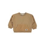 Civil Etiketli Basic 6-18 Ay Sweatshirt - Kahverengi, 9-12 Ay, 19330B07926S1, Camel, erkek-bebek