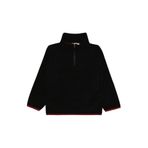 Civil Fermuarlı Armalı Polar Sweatshirt, 8-9 Yaş, 19407416625W1-SYH-8, Siyah, erkek-çocuk