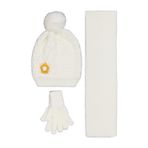 Civil Girls 2-5 Yaş Atkı Bere Eldiven Set -, Standart, 24243103125W1, Beyaz, Kız Çocuklar