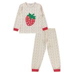Civil Girls 22K34104224W3-1 Ekru Kız Çocuk Pijama Takımı
