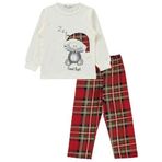 Civil Girls 22K34104324W1 Ekru Kız Çocuk Pijama Takımı