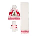 Civil Girls 6-9 Yaş Atkı Bere Eldiven Set -, Standart, 24243104325W1, Ekru, Kız Çocuklar