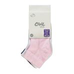 Civil Girls Basic 3'lü Kız Patik Çorap 6-7 Yaş, 10-11 Yaş, D4E07502625S1, Standart, kız-çocuk