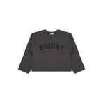 Civil Girls Bright Baskılı Kız Çocuk Sweatshirt Gri, 11-12 Yaş, 19330J52225W1, Antrasit, kız-çocuk