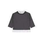 Civil Girls Brodeli 2-5 Yaş Sweatshirt - Gri, 3-4 Yaş, 19330J45925W1, Antrasit, kız-çocuk