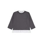 Civil Girls Brodeli 6-9 Yaş Sweatshirt - Gri, 9-10 Yaş, 19330J45925W2, Antrasit, kız-çocuk