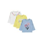 Civil Girls Çiçek Baskılı 3'Lü Set Sweatshirt 2-5 Yaş, 2-3 Yaş, 19973766025W1, çok renkli, kız-çocuk