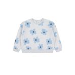 Civil Girls Çiçek Baskılı 6-9 Yaş Sweatshirt - Gri 8-9 Yaş, 9-10 Yaş, 19330J48225W2, Kar Melanj, kız-çocuk