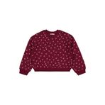 Civil Girls Çıtır Çiçek Desenli 10-13 Yaş Sweatshirt - Bordo, 13-14 Yaş, 19330J49925W1, Koyu Bordo, kız-çocuk