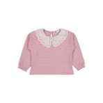 Civil Girls Çizgili 2-5 Yaş Sweatshirt - Pembe, 4-5 Yaş, 19330J45225W1, Gül Kurusu, kız-çocuk