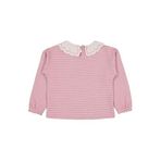 Civil Girls Çizgili 6-9 Yaş Sweatshirt - Pembe, 7-8 Yaş, 19330J45225W2-GKR-7, Gül Kurusu, kız-çocuk