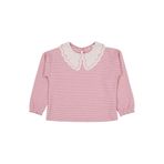 Civil Girls Çizgili 6-9 Yaş Sweatshirt - Pembe 8-9 Yaş, 6-7 Yaş, 19330J45225W2, Gül Kurusu, kız-çocuk