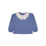 Civil Girls Çizgili 6-9 Yaş Sweatshirt - Yeşil, 9-10 Yaş, 19330J45225W2, Petrol, kız-çocuk