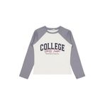 Civil Girls College Baskılı Sweatshirt, 13-14 Yaş, 19330J51625W1-EKR-13, Ekru, kız-çocuk