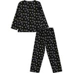 Civil Girls Dont Look Back Baskılı 6-9 Yaş Pijama Takımı - Siyah 6-7 Yaş