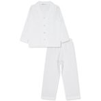 Civil Girls Düz 6-9 Yaş Pijama Takımı - Ekru 7-8 Yaş
