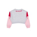 Civil Girls Good Vibes Only Baskılı Sweatshirt, 8-9 Yaş, 19330J48125W2-KRJ-8, Kar Melanj, kız-çocuk