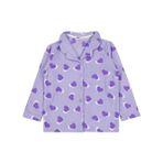 Civil Girls Kalp Desenli 10-13 Yaş Pijama Takımı - Lila 10-11 Yaş