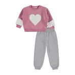 Civil Girls Kalp Nakışlı 2-5 Yaş Eşofman Takımı - Softpembe-Grimelanj 2-3 Yaş, 2-3 Yaş, 25849224925W1-SFG-2, Pembe, kız-çocuk