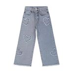 Civil Girls Kalpli 6-9 Yaş Pantolon Kot - Mavi, 9-10 Yaş, Y2D68652226S1, Buz Mavi, Kız çocuk