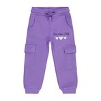 Civil Girls Kargo Cepli 2-5 Yaş Eşofman Altı - Lila 4-5 Yaş, 3-4 Yaş, 42L70172125W1, Mor, Kız Çocuklar