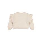 Civil Girls Kelebek Baskılı Sweatshirt, 3-4 Yaş, 19K34229125W1-TAS-3, Taş, kız-çocuk