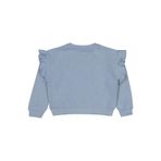 Civil Girls Kelebek Baskılı Sweatshirt, 8-9 Yaş, 19K34229225W1-MVI-8, Mavi, kız-çocuk