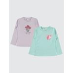 Civil Girls Kız Çocuk 2'li Sweatshirt 5-13 Yaş Mint - 9 - 10 Yaş