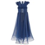 Civil Girls Kız Çocuk Abiye Elbise 37271300525S1, İndigo, 6-7 Yaş