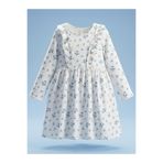 Civil Girls Kız Çocuk Çiçek Desenli Elbise, 4-5 Yaş, 26395374125W1, Ekru, Kız Çocuklar